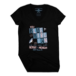 Blue Bird Inn Detroit V-Neck T Shirt - Women's
