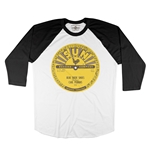 Sun Records Carl Perkins Blue Suede Shoes Baseball T-Shirt