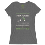 Pink Floyd 1972 Tour Ladies T Shirt - Relaxed Fit