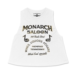 Monarch Saloon Memphis Racerback Crop Top - Women's