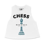 Chess Records Chess Piece Racerback Crop Top - Women's