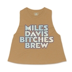 Miles Davis Bitches Brew Racerback Crop Top - Women's