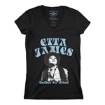 Etta James Starry Night V-Neck T Shirt - Women's