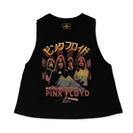 Pink Floyd Dark Japan Racerback Crop Top - Women's