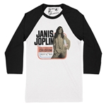 Janis Joplin Expo Concert Baseball T-Shirt