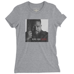Michael Burks Iron Man Ladies T Shirt
