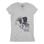 Ghostly Blind Willie McTell V-Neck T Shirt - Women's