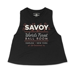 Savoy Ballroom Harlem Racerback Crop Top - Women's