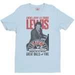 Jerry Lee Lewis x Sun Records Poster T-Shirt - Lightweight Vintage Style