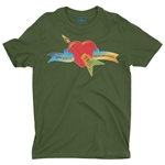 Tom Petty and the Heartbreakers Flying V Logo T-Shirt - Lightweight Vintage Style