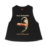 Paul Butterfield Put It In Your Ear Racerback Crop Top - Women's