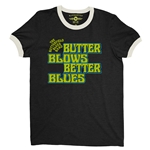 Butter Blows Blues Better Butterfield Band Ringer T-Shirt