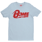Red David Bowie Diamond Logo T-Shirt - Lightweight Vintage Style