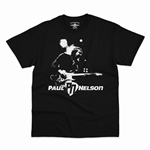 Paul Nelson White Silhouette T-Shirt - Classic Heavy Cotton