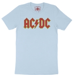 AC/DC Comic Logo T-Shirt - Lightweight Vintage Style