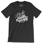 Pick Bluegrass Music T-Shirt - Lightweight Vintage Style