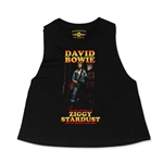 David Bowie Ziggy Stardust & the Spiders from Mars Racerback Crop Top - Women's