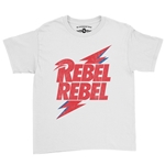 David Bowie Rebel Rebel Youth T-Shirt - Lightweight Vintage Children & Toddlers