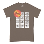David Bowie Photo Roll T-Shirt - Classic Heavy Cotton
