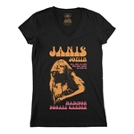 Janis Joplin at Madison Square Garden V-Neck T Shirt - Women's