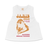 Janis Joplin at Madison Square Garden Racerback Crop Top - Women's