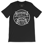 Harmonica makes it Sound Better T-Shirt - Lightweight Vintage Style