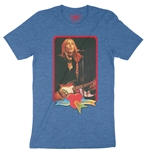 Tom Petty Red Guitar T-Shirt - Lightweight Vintage Style