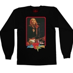 Tom Petty Red Guitar Long Sleeve T-Shirt