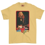 Tom Petty Red Guitar T-Shirt - Classic Heavy Cotton