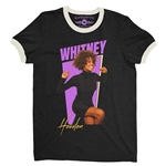 Whitney Houston 80s Vibes Ringer T-Shirt