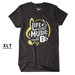 XLT Life Without Music would B Flat T-Shirt - Men's Big & Tall
