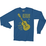 Sun Records Halftone Guitar Long Sleeve T-Shirt