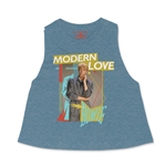 David Bowie Modern Love Racerback Crop Top - Women's