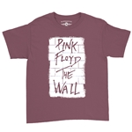 White Walled Pink Floyd The Wall Youth T-Shirt - Lightweight Vintage Children & Toddlers