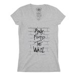 Pink Floyd The Wall V-Neck T Shirt - Women's