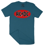 Oval AC/DC Logo T-Shirt - Lightweight Vintage Style