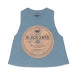 Black Swan Down Home Blues Vinyl Racerback Crop Top - Women's