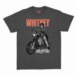 Whitney Houston Motorcycle T-Shirt - Classic Heavy Cotton