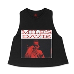 Classic Miles Davis Racerback Crop Top - Women's