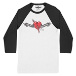 Tom Petty Hard Lines Logo Baseball T-Shirt