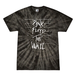 Pink Floyd The Wall Tie-Dye T-Shirt - Black