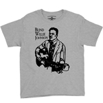 Blind Willie Johnson Line Cut Youth T-Shirt - Lightweight Vintage Children & Toddlers
