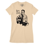 Blind Willie Johnson Line Cut Ladies T Shirt - Relaxed Fit