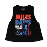 Miles Davis Live at Vienne France Racerback Crop Top - Women's