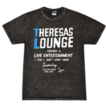 Theresa's Lounge Chicago T-Shirt - Black Mineral Wash