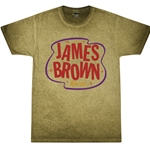 FUNKY James Brown Revue Oil-Wash T-Shirt - Green