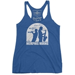 Memphis Horns Racerback Tank - Women's