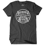 Harmonica Makes it Sound Better T-Shirt - Classic Heavy Cotton
