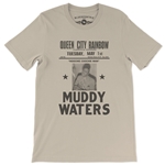 Muddy Waters 50s Poster T-Shirt - Lightweight Vintage Style