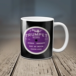 Trumpet Vinyl Record Coffee Mug
